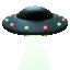 AHHH! A UFO on the left!
