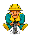 Construction worker working on my website